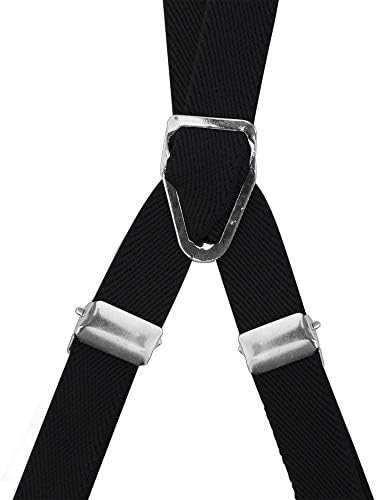 Toptie Suspenders magros masculinos de 1/2 de polegada X-BACK SUSPENDERS