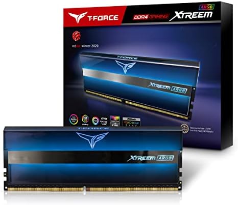 TeamGroup T-Force Xtreem Argb 3600MHz CL18 128GB PC4-28800 Quad Channel DDR4 DRAM DRAM Desktop Gaming Memory Ram para TRX40-TF10D4128G3600HC18JOC01