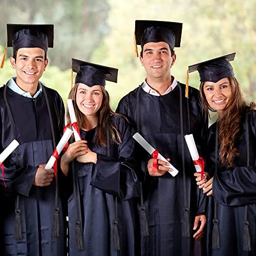 Cordão de honra de graduação, cordões de formatura pretos 2023, cinto de corda de seda de formatura, faixa de graduação, graduação