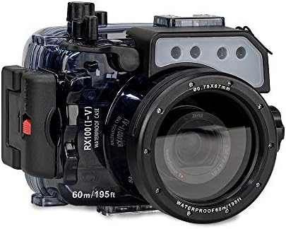 Caso à prova d'água para Sony RX100 I III III VV, o alojamento da câmera subaquática com montagem rápida de liberação