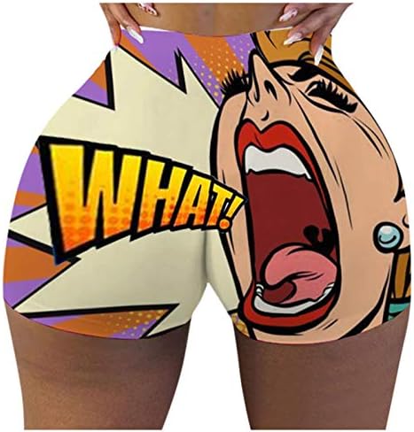 Shorts imprimem shorts femininos de moda quente e engraçado butt wutf ginosa calça calça calça