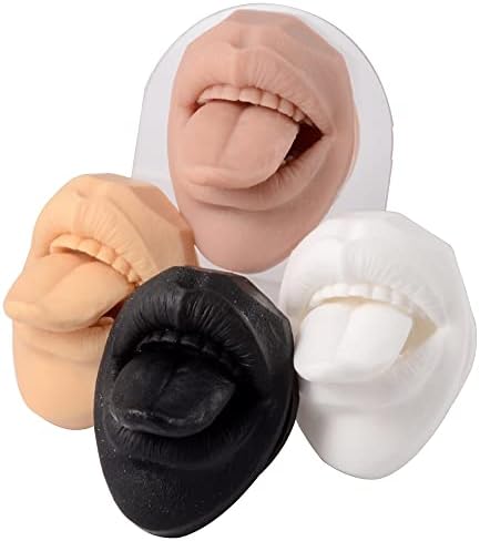 O modelo de boca flexível de silicone e silicone de Chuanci exibe simulação de modelo de língua de silicone 3D humano