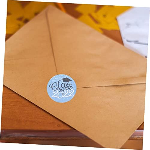 ABAODAM Graduação Sealer decoração de papel de papel Presente adesivos de doces de graduação adesivos de graduação Favors Favors Envelope Sticker Bolo de bolsa Adesivo de presente 1 Roll Packing