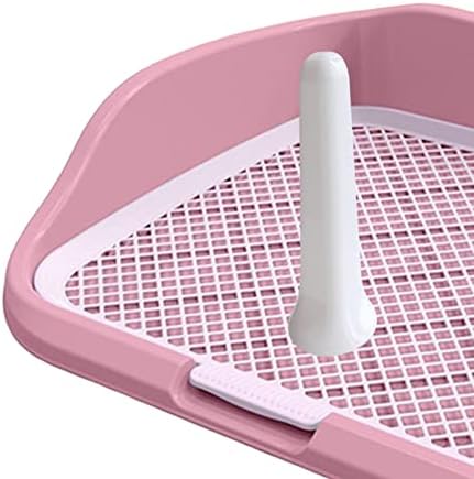 Ｋｌｋｃｍｓ Caixa de areia durável para o banheiro de cachorro com casca de urinária de cachorro pequeno tapete loo para treinar xixi