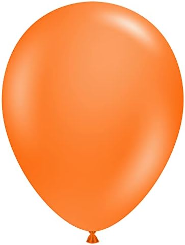 Maple City Rubber Tuf-Tex Latex Balloon, 11 , Orange
