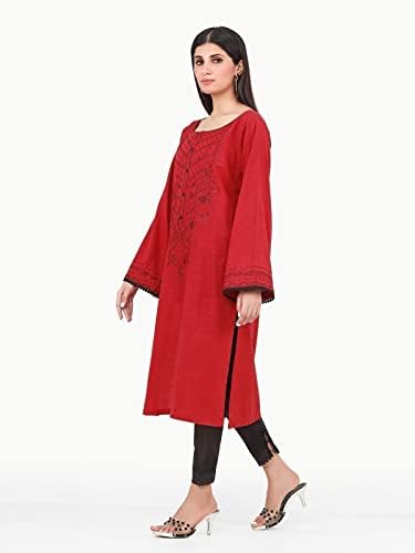 EDENROBE feminino pronto para usar Kameez bordados - vestidos indianos paquistaneses para mulheres - senhoras 1 pcs