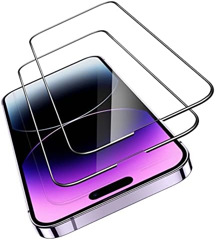 ESR para iPhone 14 Protector de tela, Quadro de instalação fácil, proteção de grau militar, protetor de tela de vidro