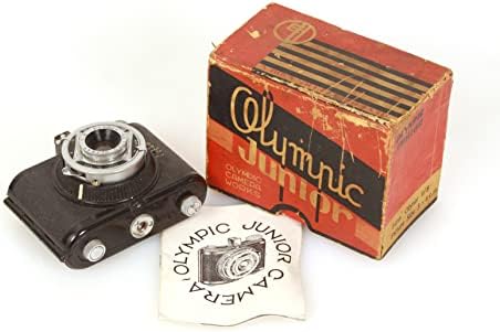Art Deco Câmera Júnior Olímpica em Caixa com Manual