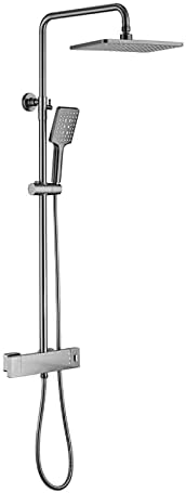 Sistema de chuveiro termostático, torneira de chuveiro Conjunto de 12 polegadas de chuveiro Conjunto de chuveiro combina com a mistura
