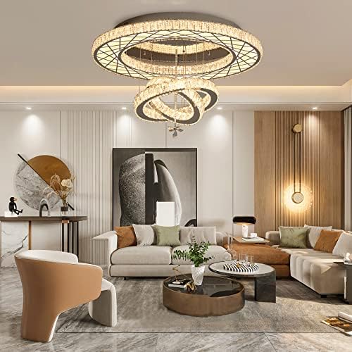 Chanderliers de Cenozo W32 '' para a sala de estar grandes lustres de montagem Luzes de teto de montagem Modern