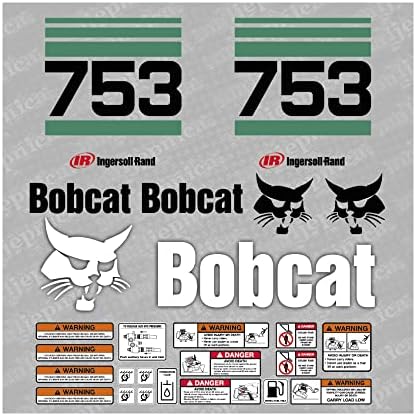 Bobcat 753 Decalque de pós -venda/AUFKLEBER/ADESIVO/STETER/CONJUNTO DE SUBSTITUIÇÃO