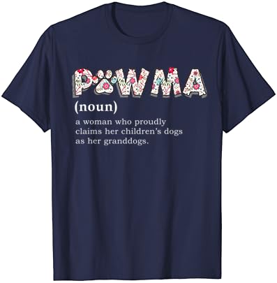 Camiseta da camiseta de definição de pawma