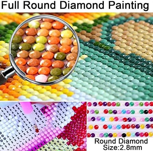 Kits de pintura de diamante 5D de DIY de ACOGUT para adultos e crianças ， kits de arte de diamante de broca completa completa