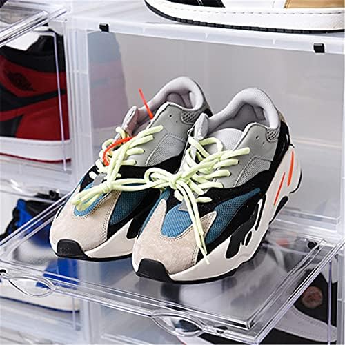 DePila caixas de armazenamento de sapatos empilháveis ​​para armário de sapatos de armazenamento de sapatos hard shoes