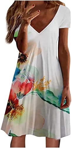 Vestido de camisa floral feminino básico v pesco