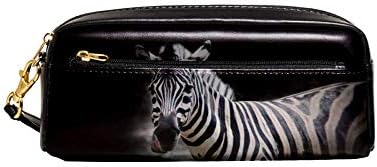 Animal Zebra Cosmetic Bolsa Maquiagem Cague de Lápis de Zíper para Crianças Caso de Passeio de Bolsa