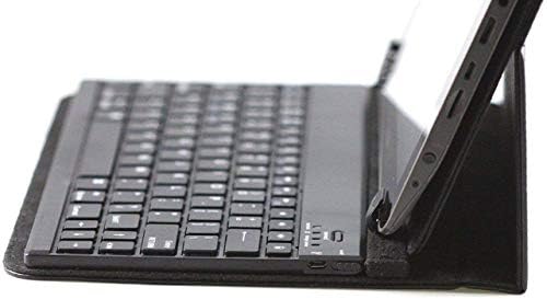 Navitech dobring Leather Folio Case & Stand com teclado Bluetooth compatível com Haipky 7 polegadas Google Android