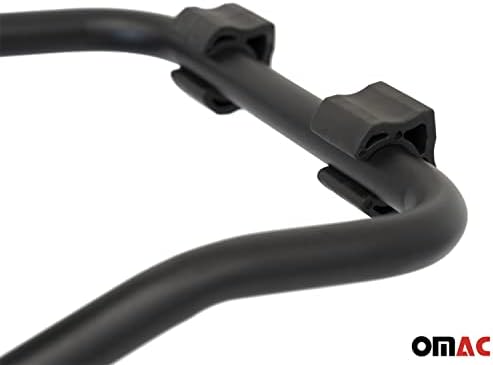 OMAC 3 Bike Rack para Mazda 5 2008-2013 Black | Portador de bicicleta de montagem no porta -malas de carro 99 lbs carga dobrável Todo o tempo de aço durável | Acessórios externos automotivos