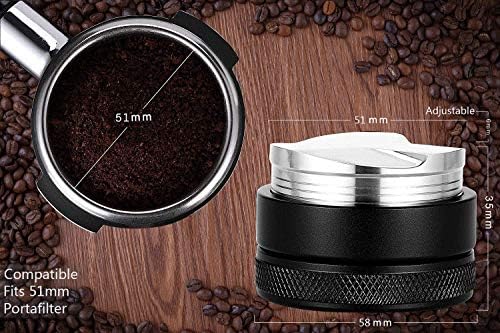 Distribuidor de café de Neouza Ferramenta de distribuição de café expresso de 51 mm, ajuste para 51mm Delonghi EC680/EC685