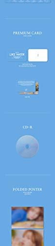 Veludo vermelho wendy como água 1st mini álbum Case versão cd+72p Photobook+Lyrics Paper+Premium Card+Message PhotoCard