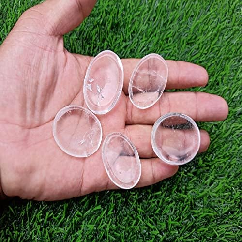 Pedra de preocupação de cristal para cura de cura de bolso de bolso de pedra de pedra 5 pcs