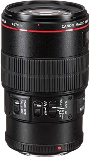 Canon EF 100mm f/2.8L macro é lente USM + filtro de densidade neutra variável, kit de filtro de cor gradual 6pc, filtro UV