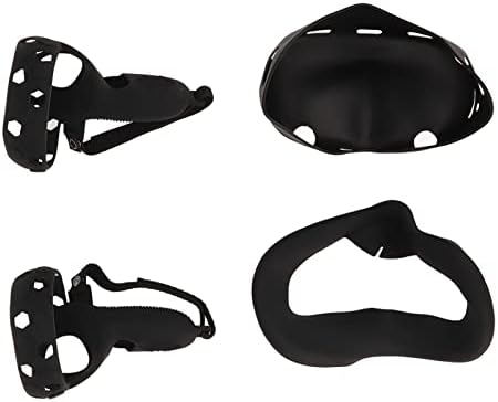 Conjunto de capa de casca em VR, arranhões e acessórios de silicone à prova de quebra para VR para VR