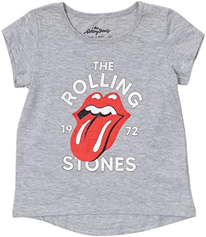 Camiseta gráfica Rolling Stones e shorts Terry French