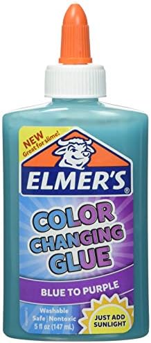 Cola metálica de Elmer, azul/roxo