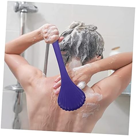 3pcs de 3pcs Manuseração Banho escova de silicone Limpeza Cabelo Cabelo Limpeza Clear