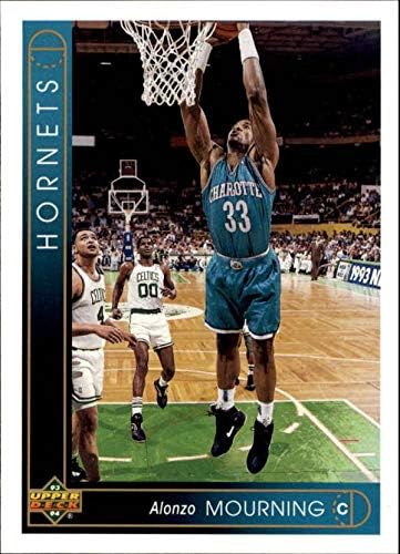 1993-94 Deck superior #333 Alonzo lamentando Charlotte Hornets NBA Basketball Card NM-MT