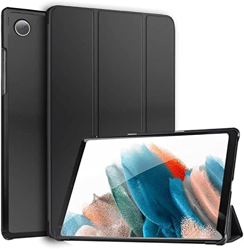 Robustrion Smart Trifold Hard Back Flip Stand Case Caso para Samsung Galaxy Tab A8 10,5 polegadas [SM -X200/X205/X207] 2022 - Black