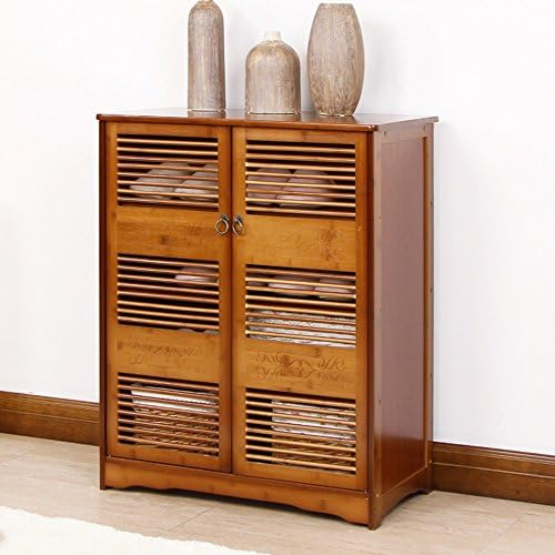 Zr-Shoe Rack Multi-camada de camada simples montagem doméstica armário de sapatos de madeira maciço