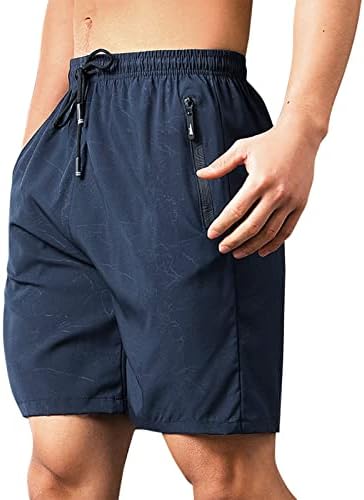 Masculino curto shorts shorts sport sport thread masculino de bolso de bolso de estampa de estampa rápida macho
