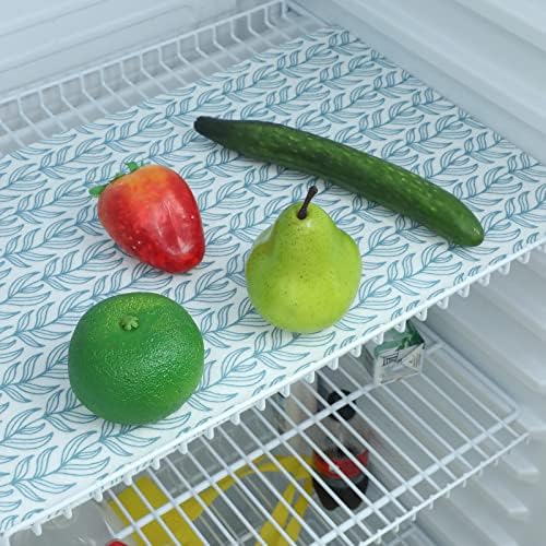 10 PCs Liners de geladeira revestimento de prateleira absorvente refrigerador tapetes de geladeira Os revestimentos de