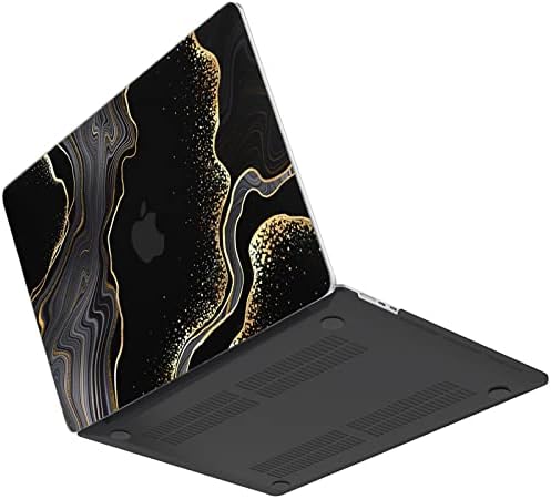 Gabraden Compatível com MacBook Air 13,6 polegadas Caso 2022 Liberação A2681 M2 CHIP COM RETINA DE LIQUIDA ID Touch ID e Protetores