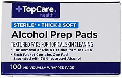 Topco Alcool Prep Pads,