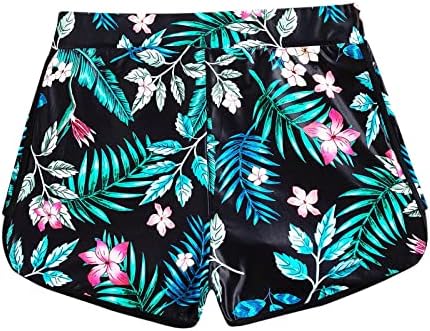 Miashui Bathing Shorts Praia Mulheres Runnando Shorts de Bikini de Borda de Borda de natação Plus Size Swimwear Duas peças com