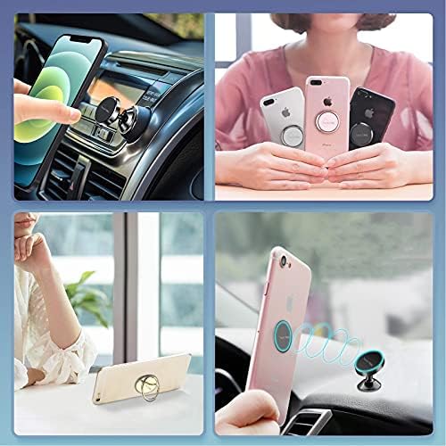 Tech: TAAC Phone Mount for Car-Premium de 360 ​​graus, porta-telefones com suporte para anel-suporte avançado de anel de telefone