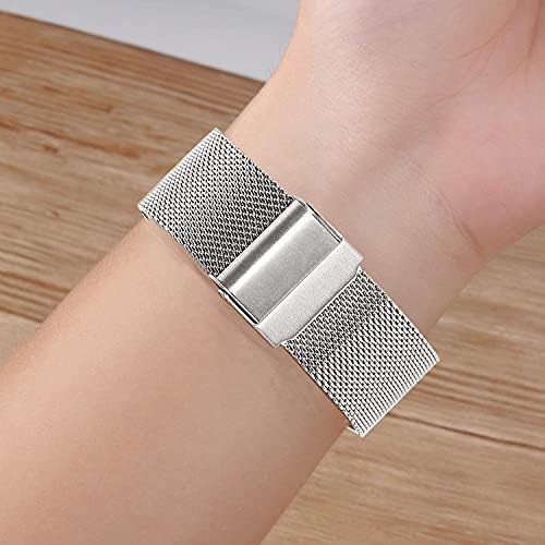 NICEFEMTY LIGHTPRO ID205L Smart Watch Bands Substituição Bandas de malha ajustável Aço inoxidável Smartwatch Straps de pulseiras de pulseiras de pulseiras de pulseiras