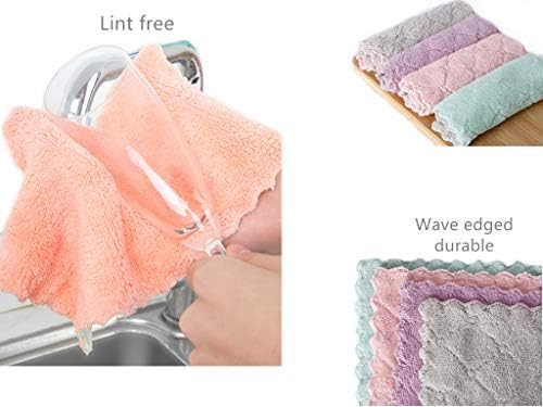 15 Pacote de limpeza de microfibra de pano de cozinha de dupla face toalhas de prato de panos de limpeza grátis panos de