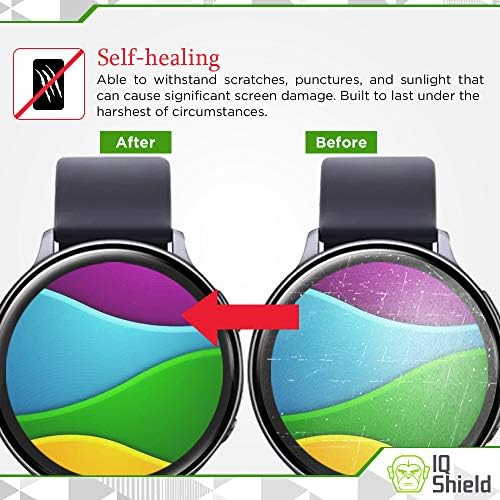 Protetor de tela fosco de escudo de QI compatível com Samsung Galaxy Watch Active2 Anti-Glare Anti-Bubble Film