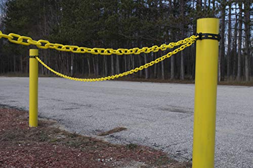 Sr. Chain Chain Plástico Corrente, amarelo e 1 polegada Link Diâmetro, Comprimento de 25 pés de comprimento