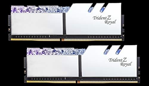 G.SKILL 16GB DDR4 Trident Z Royal Silver 4800MHz PC4-38400 CL18 1,5V Kit de canal dual