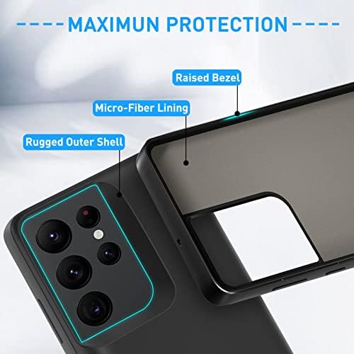 Caixa de bateria Slabao para Samsung Galaxy S22 Ultra, 5000mAh Case de carregamento estendido com Kickstand para Galaxy