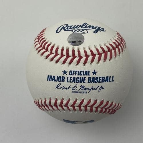 Jacob degrom Rawlings autografados/assinados Rawlings Roml Roml Steiner Coa - bolas de beisebol autografadas