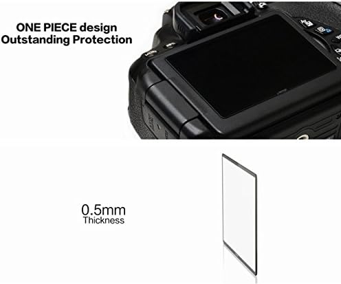 GGS Protetor de tela LCD de vidro óptico auto-adesivo para Nikon D600