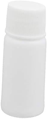 X-Dree 10ml plástico branco redondo em pó sólido garrafa de armazenamento Jarra (10 ml de plástico blanc-o redondo sólido en