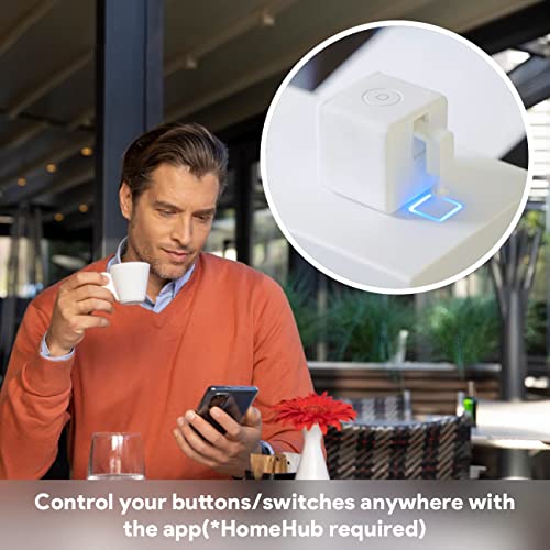 WTMT Smart Bluetooth Switch Button Butter Pusher, Robot de dedo inteligente, Controle do timer sem fiação Controle remoto Smart Life