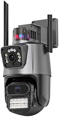 Manluu 8MP 4K Câmera IP Lente dupla Tela Dual PTZ Câmera Wi -Fi Câmera de Vídeo de Video Câmera de Video Câmera de Video Câmera